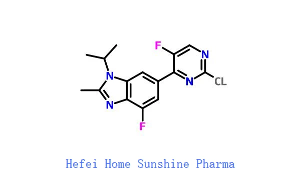 6-(2-cloro-5-fluoro-4-piriMidinile)-4-fluoro-2-Metile-1-(1-Metiletile) -1H-benzimidazolo CAS 1231930-42-9