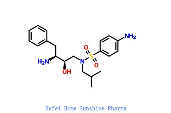 Benzenesulfonmide,4-amino-N-[(2R,3S)-3-amino-2-hydroxy-4-phenylbutyl]-N-(2-metilpropyl)- CAS 169280-56-2