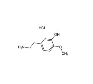 3-idrossi-4-metossifenetilammina cloridrato CAS 645-33-0