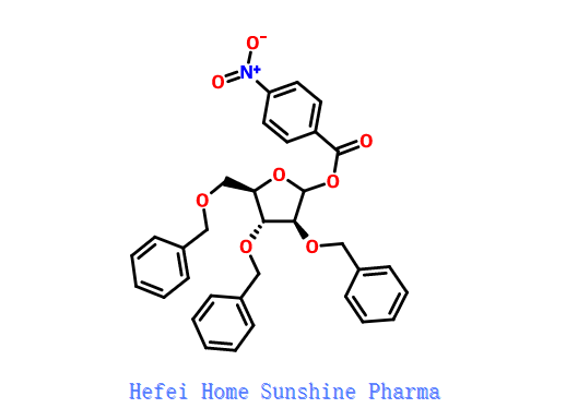 2,3,5-tri-O-benzil-1,0-(4-nitrobenzoil)-D-arabinofuranosio CAS 52522-49-3