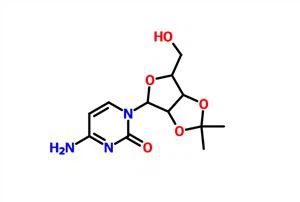 4-ammino-1-[6-(idrossimetil)-2,2-dimetil-3a,4,6,6a-tetraidrofuro[3,4-d][1,3]diossolo-4-il]pirimidin-2- un CAS 362-42-5