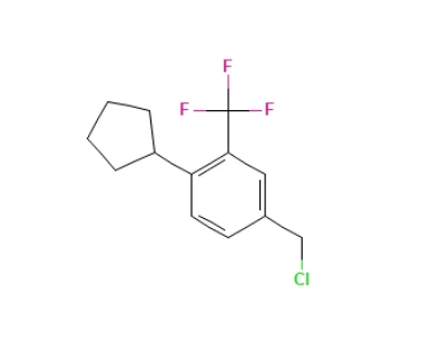 4-CloroMetil-1-ciclopentil-2-trifluorometil-benzene CAS 957208-65-0